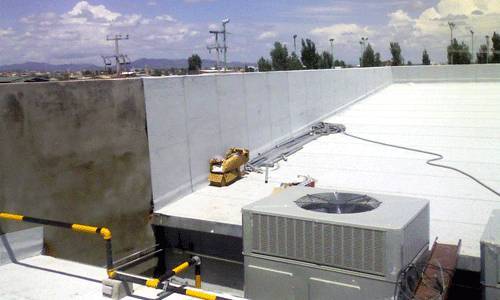 Obra de recubrimientos térmicos realizada por RETESA